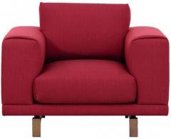 Casacraft Catalunya One Seater Sofa in Carmine Colour
