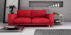 Casacraft Catalunya Three Seater Sofa in Carmine Colour