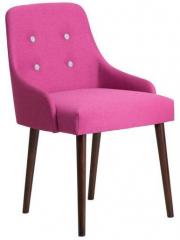 CasaCraft Celano Chair in Pink Color with Buttons