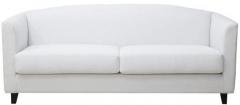 CasaCraft Florianopolis Three Seater Sofa in Pearl White Colour