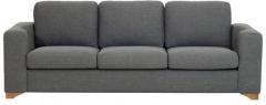 Casacraft Iganzio Three Seater Sofa in Platinum Grey Colour