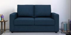 CasaCraft Jordana Two Seater Sofa in Royal Blue Colour