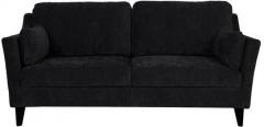 CasaCraft Liliana Three Seater Sofa in Charcoal Grey Colour