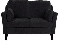 CasaCraft Liliana Two Seater Sofa in Charcoal Grey Colour