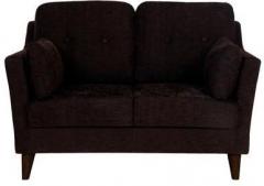CasaCraft Liliana Two Seater Sofa in Chestnut Brown Colour