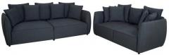 CasaCraft Marcelo Seater Sofa Set in Graphite Grey Colour