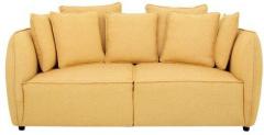 CasaCraft Marcelo Two Seater Sofa in Yellow Colour