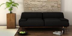 Casacraft Molina Three Seater Sofa in Carbon Black Colour
