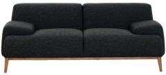 Casacraft Molina Two Seater Sofa in Carbon Black Colour