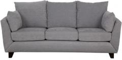 CasaCraft Nikole Three Seater Sofa in Silver Grey Colour