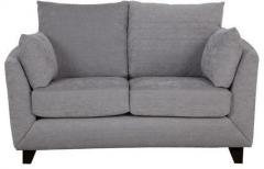 CasaCraft Nikole Two Seater Sofa in Silver Grey Colour