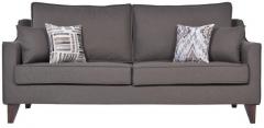 CasaCraft Pamplona Three Seater Sofa in Charcoal Grey Colour