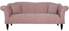 CasaCraft Paulina Three Seater Sofa in Salmon Pink Colour