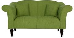 CasaCraft Paulina Two Seater Sofa in Fern Green Colour