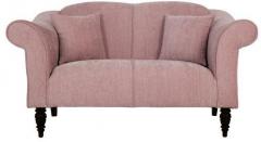 CasaCraft Paulina Two Seater Sofa in Salmon Pink Colour