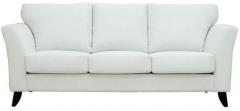 CasaCraft Rio Branco Three Seater Sofa in Pearl White Colour