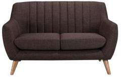 CasaCraft San Pio Two Seater Sofa in Chestnut Brown Colour