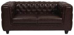 CasaCraft William Two Seater Sofa in Brown Colour