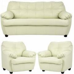 Casastyle Romaily 5 Seater Sofa Set Leatherette 3 + 1 + 1 Cream Sofa Set