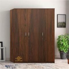 Caspian Wooden Almirah || Wooden Cupboard || Home Storage Cabinet Engineered Wood 3 Door Wardrobe