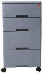 Cello Storewell Chest Of Drawers, Ice Grey Plastic Free Standing Chest of Drawers