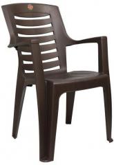 Cello Ultra Matt High Back Chair Set of Two in Brown Colour