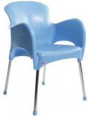 Cello Xylo Cafeteria Chair Set of Two in Blue Colour