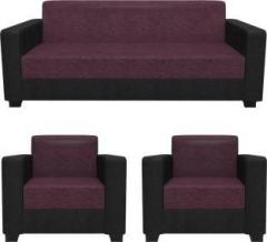 Choice Trade Fabric 3 + 1 + 1 Purple Sofa Set