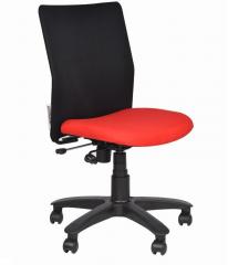 Chromecraft Geneva Armless Office and Study Chair in Red Colour