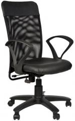 Chromecraft Rado High Back Chair in Black Colour