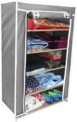 Cmerchants FOLDABLE 5 L STORAGE CABINET SS01 Carbon Steel Collapsible Wardrobe