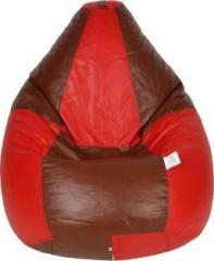 Coaster Shine XXXL Artificial Leather Bean Bag Filled With 2.5 Kg Premium Quality Beans Teardrop Bean Bag With Bean Filling