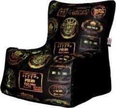 Comfybean XL Billy Joe Digitally Printed Visa Bean Bag Chair With Bean Filling