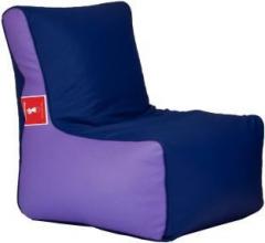 Comfybean XL Clemenzo Chairs Blue Lavender Bean Bag Chair With Bean Filling