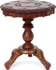 Decorhand Hand Carved Solid Wood End Table