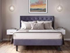 Decornation Magnus Uphostered Bed Without Storage Engineered Wood Queen Bed