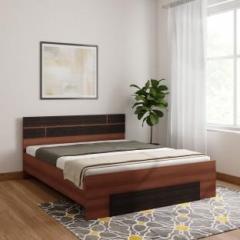 Delite Kom Almond Queen Drawer Bed Engineered Wood Queen Drawer Bed