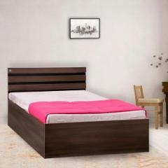 Delite Kom Cocoa Engineered Wood Single Box Bed