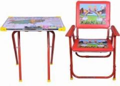 Demya King Of Steel Plywood And Metal Study Playing Table Chair Set For Kids Metal Desk Chair