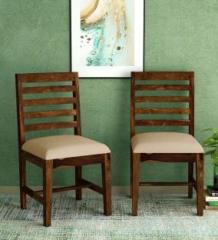 Dikshawood Dining Chair Set of 2 | Study Chair with Cushion for Dining Chair & Office Chair Solid Wood Dining Chair