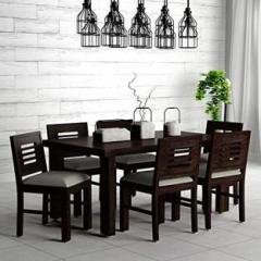 Dikshawood Premium Dining Room Furniture Wooden Dining Table with 6 Chairs Solid Wood 6 Seater Dining Set