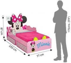 Disney Minnie Mouse Toddler Solid Wood Single Box Bed