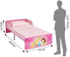 Disney Princess Toddler Solid Wood Single Box Bed