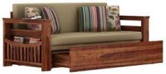 Dokri 3 Seater Double Solid Wood Pull Out Sofa Cum Bed