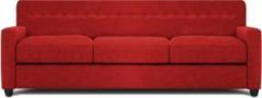 Dolphin Solitaire Fabric 3 + 1 + 1 Red Sofa Set