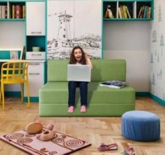 Douceur Furnitures Fully Upholstered Soda Bed For Living Room, Guest Room, Office / Kids Room. Single Sofa Bed