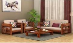Driftingwood Fabric 3 + 1 + 1 Beige Sofa Set