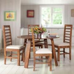 Driftingwood Solid Wood 4 Seater Dining Set