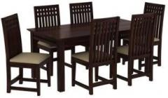 Drylc Furniture Solid Wood 6 Seater Dining Set