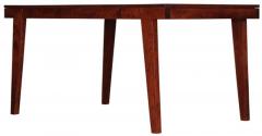 Durian Andaman Six Seater Dining Table in Rosewood Finish